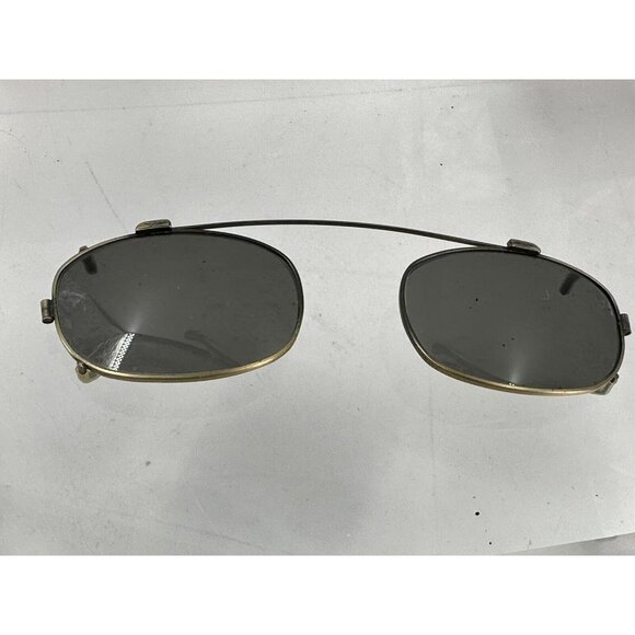 Vintage Robert Marc Rectangular Metal Sunglasses Clip Ons (B1-G) - Picture 3 of 10